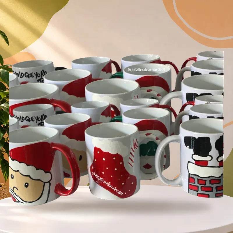 Mugs navideños personalizados por encargo